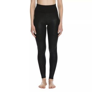 Spanx front half faux leather leggings